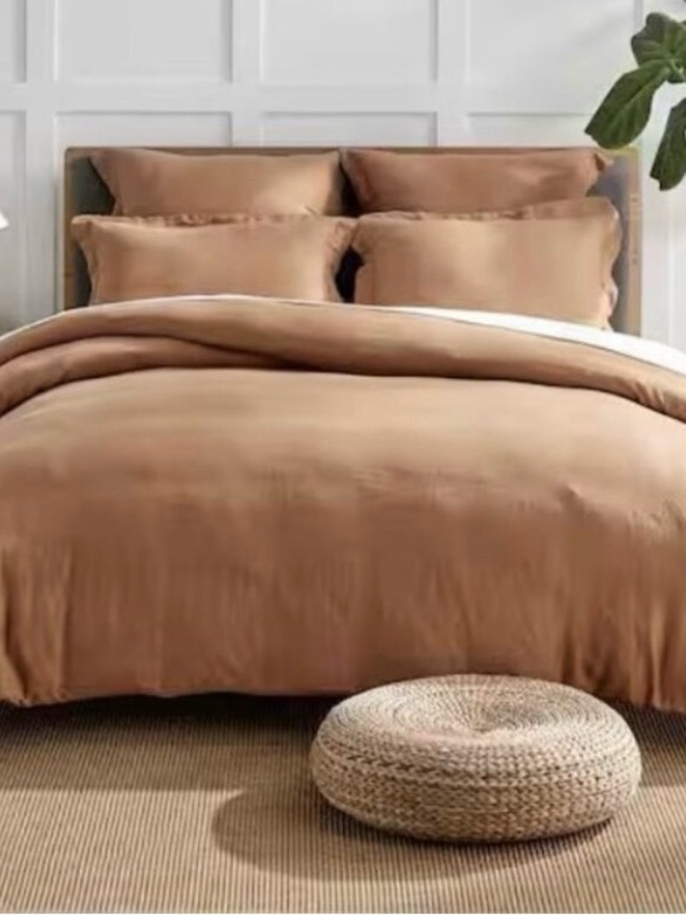 Levtex Home duvet cover King washed 100 %  linen Sandstone